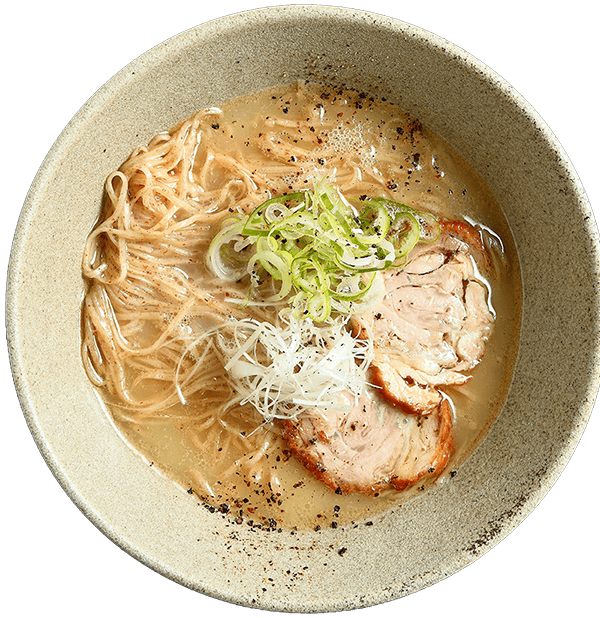 月 塩|平飼いの鶏の骨と天然水で炊いた白濁クリーミーな塩ラーメン